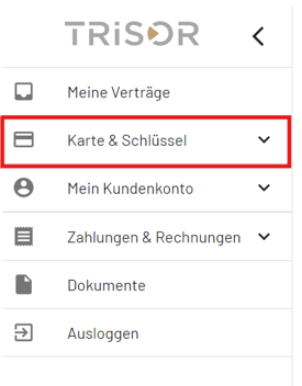 karten und Schlüssel